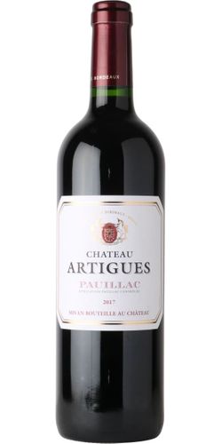 Chateau Artigues, Pauillac 2017 wine bottle