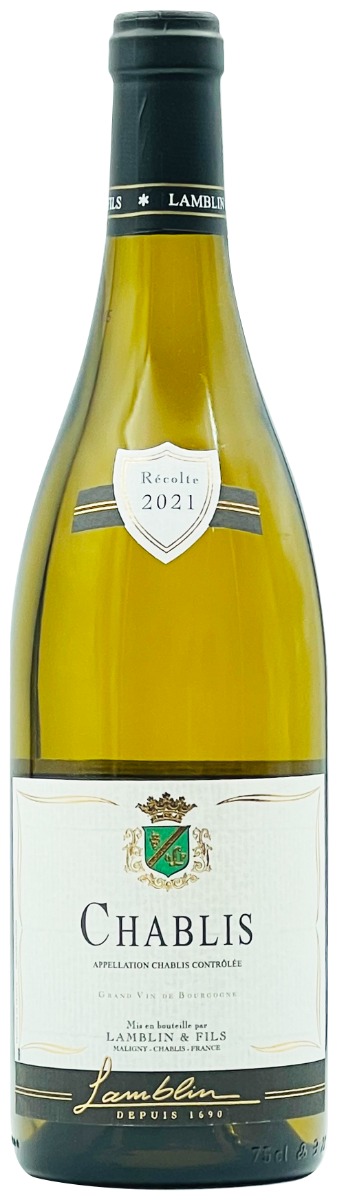 Lamblin & Fils Chablis 2021 wine bottle