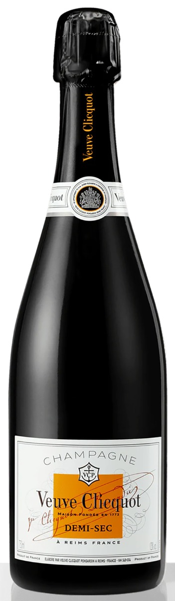 Veuve Clicquot Demi Sec wine bottle
