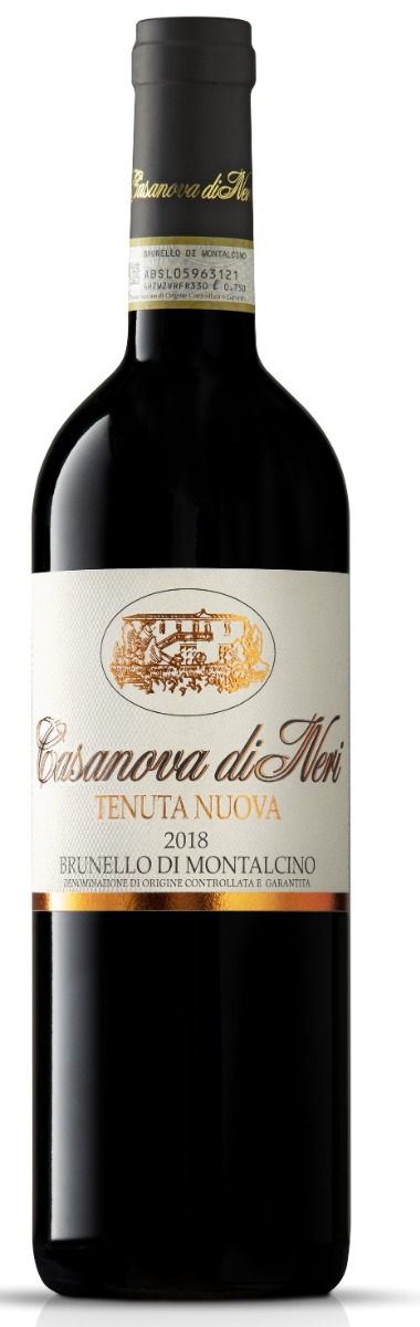 Casanova di Neri Brunello di Montalcino Tenuta Nuova 2018 wine bottle