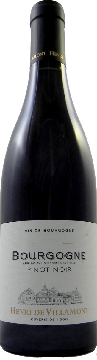 Henri de Villamont Bourgogne Pinot Noir 2020 wine bottle