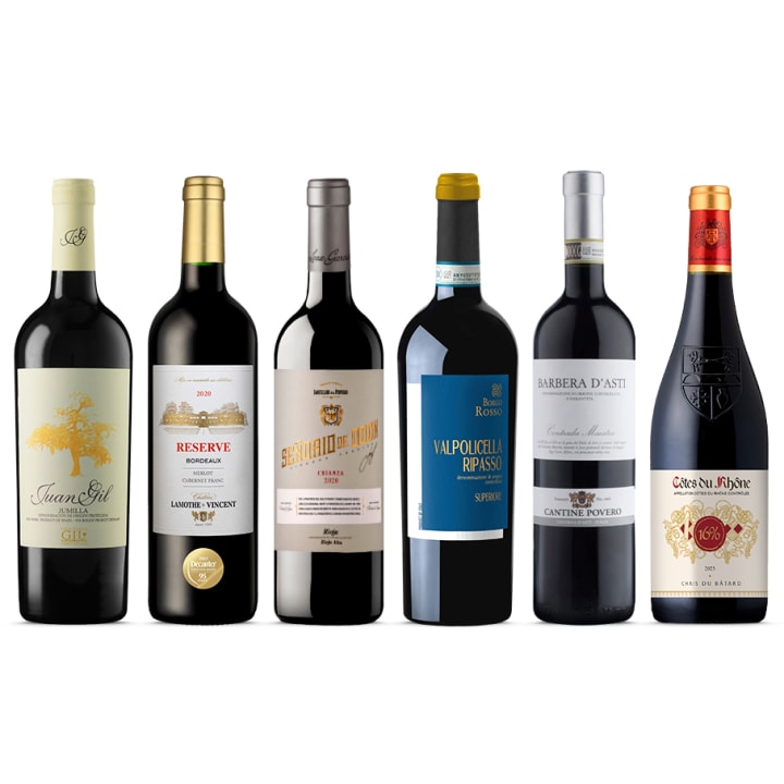 Classic Red Wines wine bottle