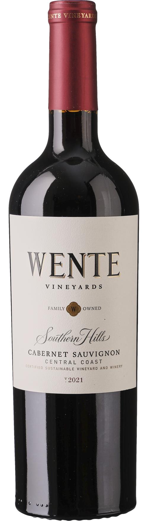 Wente Southern Hills Cabernet Sauvignon wine bottle