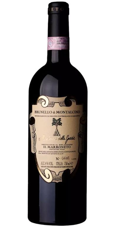 Il Marroneto Brunello Di Montalcino Madonna delle grazie 2020 wine bottle