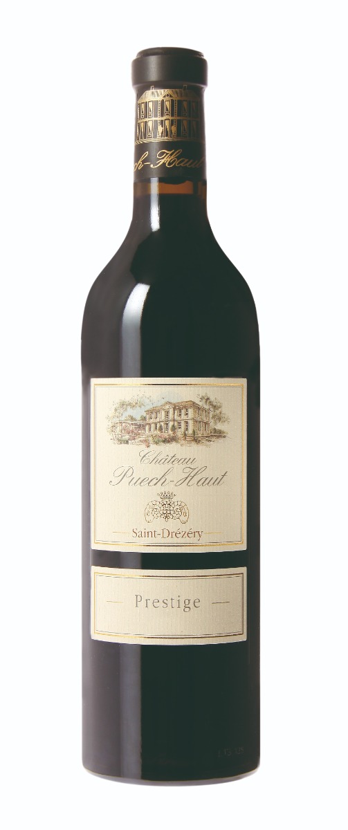 Chateau Puech-Haut Prestige Rouge 2020 wine bottle