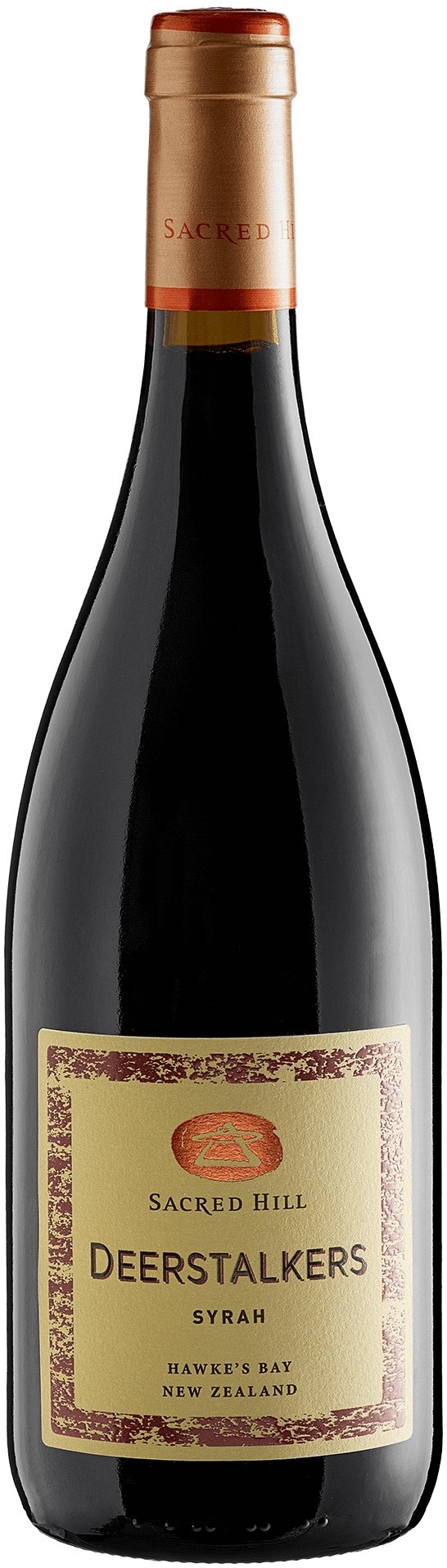 Sacred Hill Deerstalkers Syrah Hawke’s Bay 2015 wine bottle