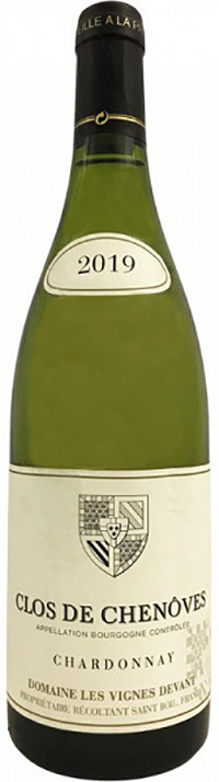 Domaine Les Vignes Devant Bourgogne Chardonnay Clos des Chenôves 2019 wine bottle