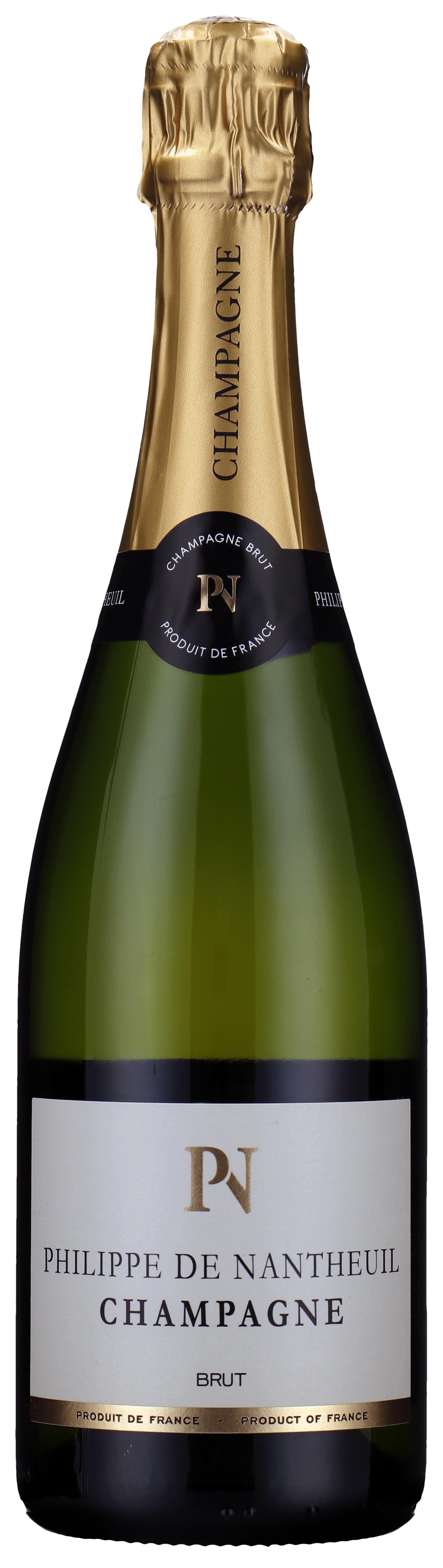 Brut wine bottle