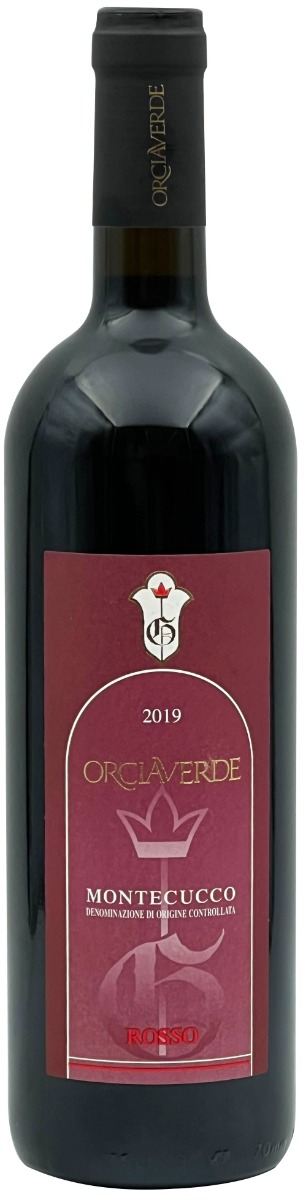 Orciaverde Rosso 2019 ØKO wine bottle