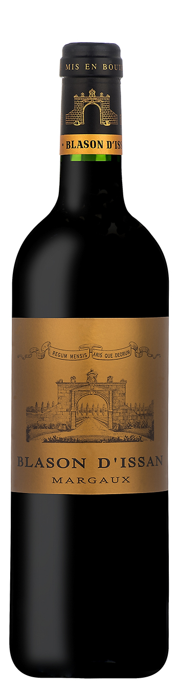 Blason d'Issan Margaux 2020 i trækasse wine bottle