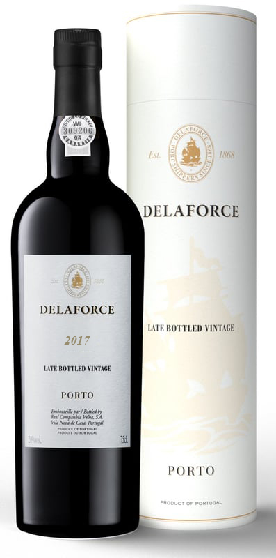 Delaforce LBV 2017 i Gaverør wine bottle