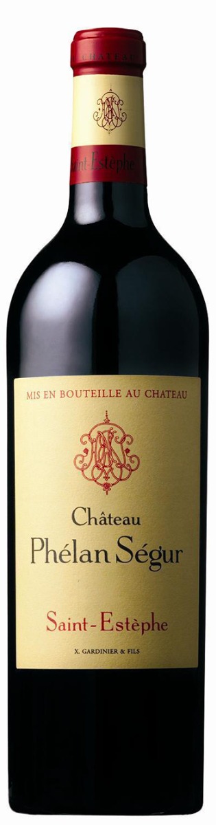 Chateau Phélan Ségur Saint-Estephe 2020 i trækasse wine bottle