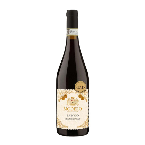 Modero Barolo DOCG wine bottle