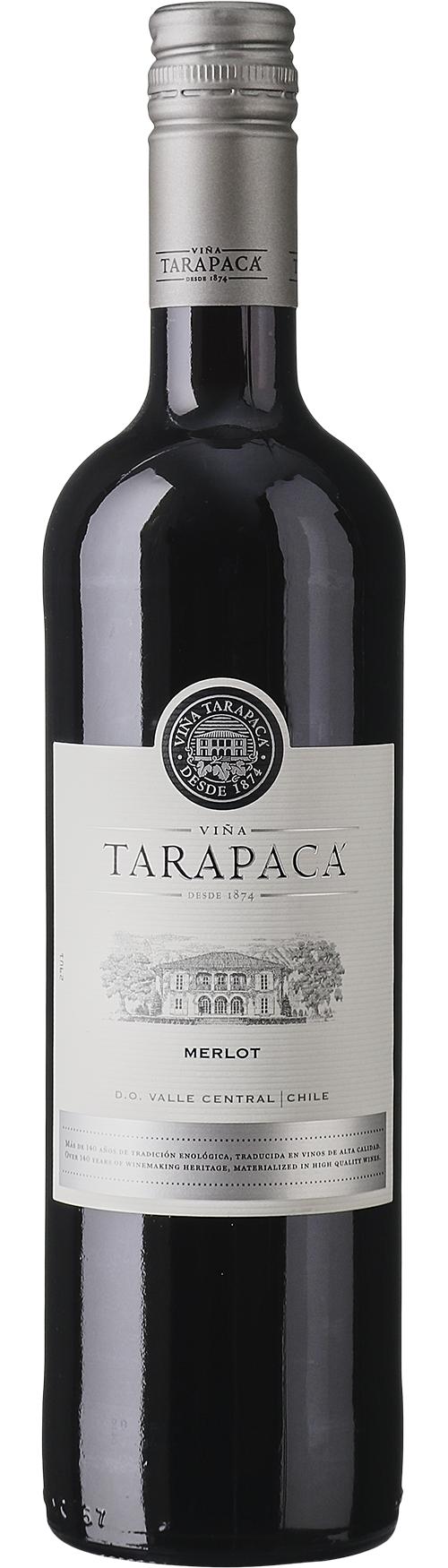 Viña Tarapacá Merlot wine bottle