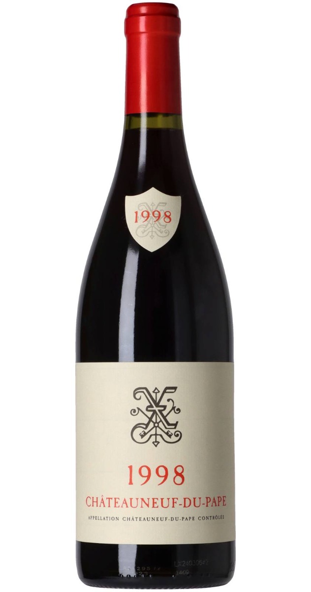 Xavier Châteauneuf-du-Pape 1998 i trækasse wine bottle