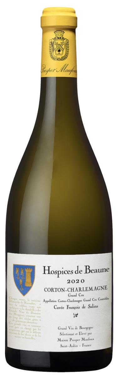 Hospices de Beaune Corton-Charlemagne Grand Cru Cuvée François de Salins 2020 wine bottle