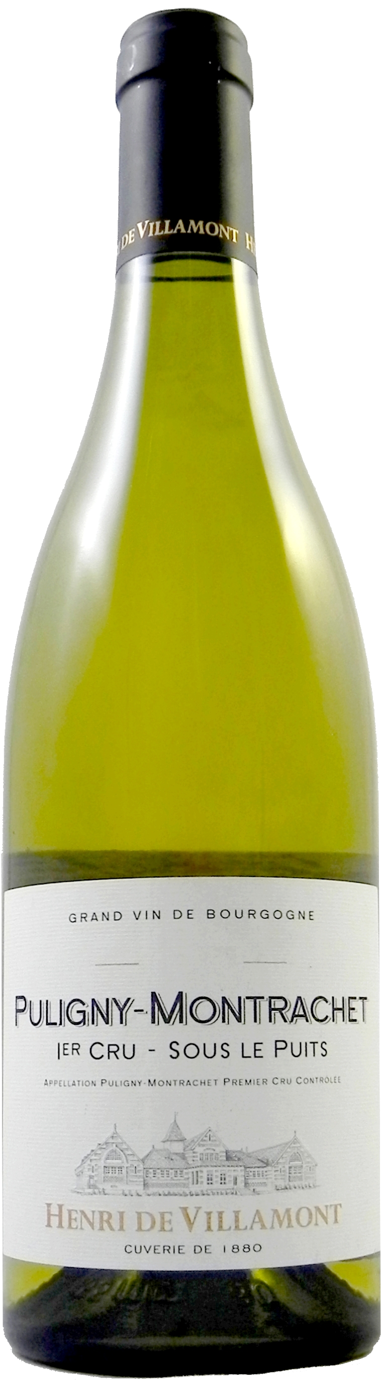 Henri de Villamont Puligny-Montrachet 1er Cru Sous le Puits 2016 wine bottle