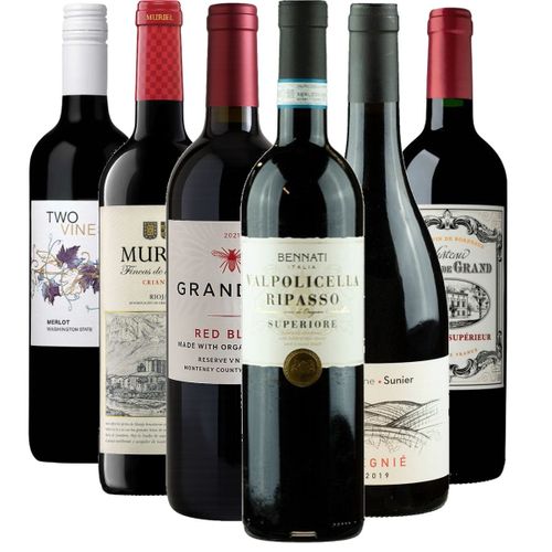 Smagekasse - Efterårsrødvin wine bottle