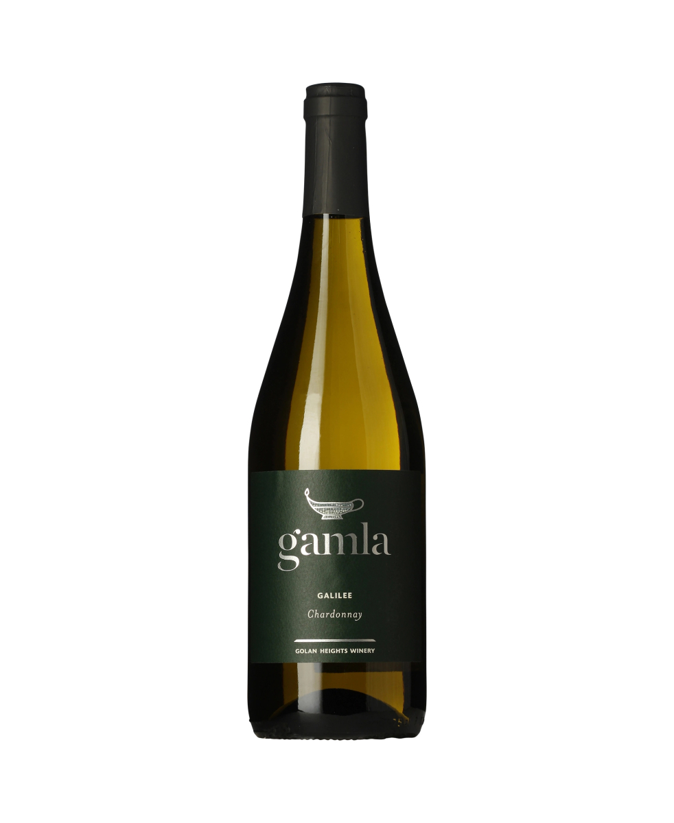 Gamla Chardonnay wine bottle