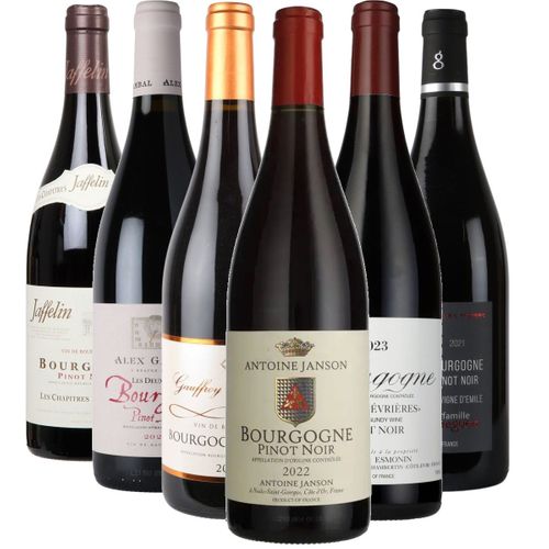 Smagekasse - Bourgogne Rouge wine bottle