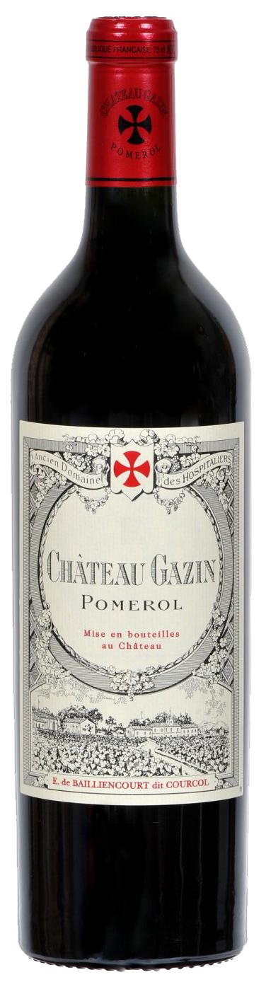 Château Gazin 2021 wine bottle