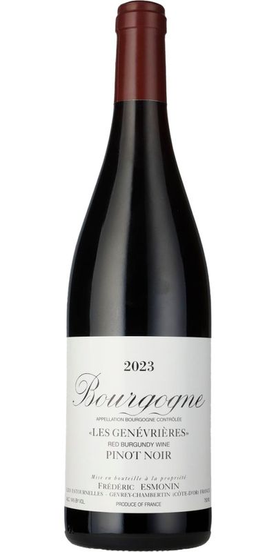 Domaine Frederic Esmonin, Bourgogne Pinot Noir, Les Genévrières 2023 wine bottle