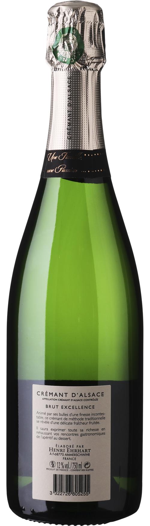 Henri Ehrhart Brut Excellence wine bottle