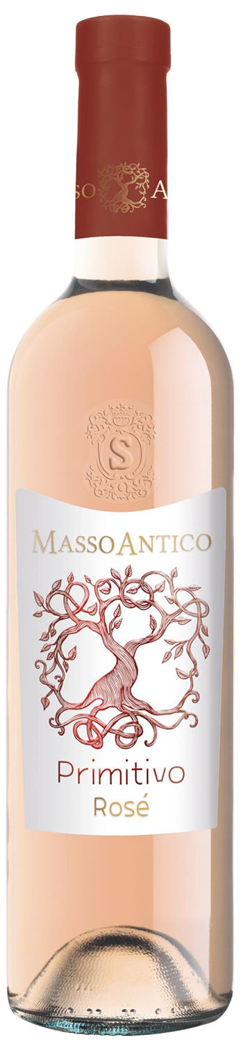 Masso Antico Primitivo ROSE 2020 wine bottle