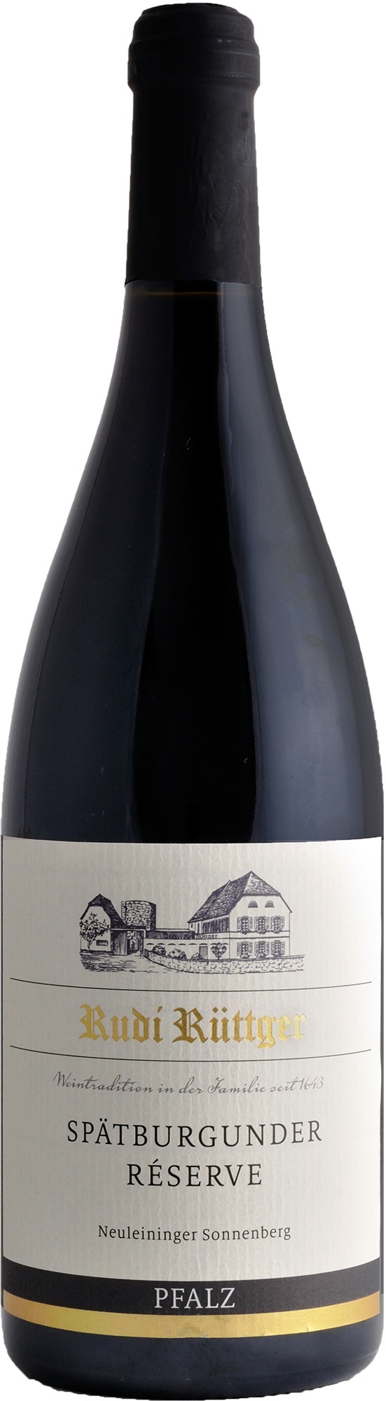 Rudi Rüttger Neuleininger Sonnenberg Spätburgunder Réserve Pfalz 2019 wine bottle