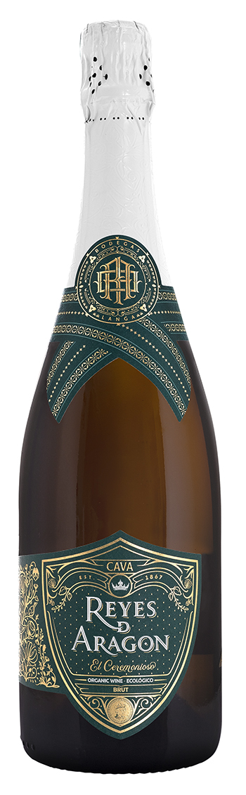 Reyes d' Aragon El Ceremonioso Cava Brut - ØKO wine bottle