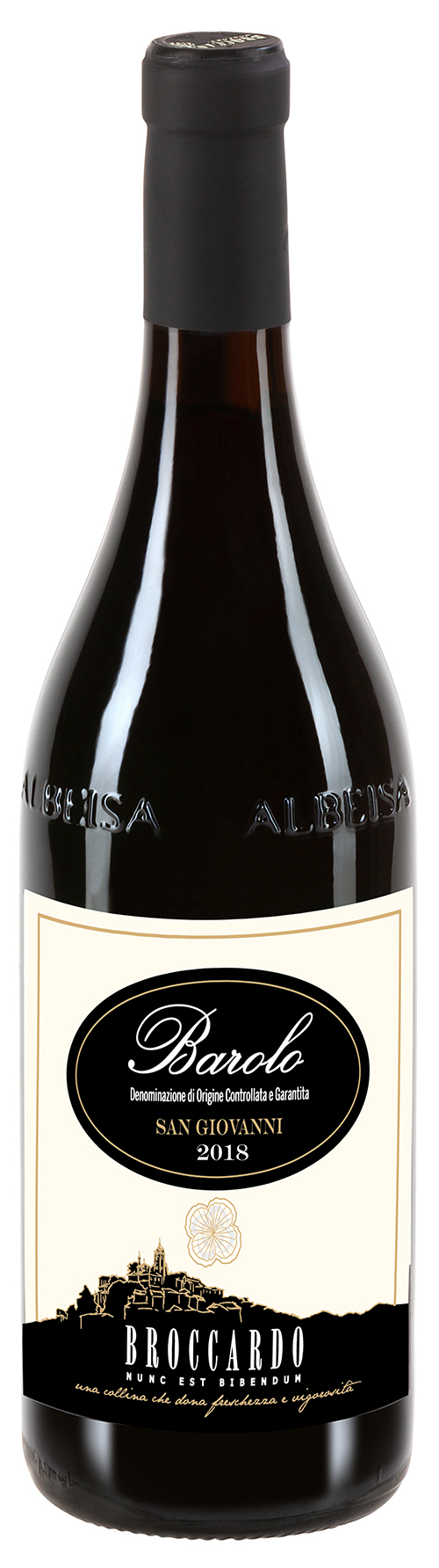 Broccardo Barolo San Giovanni 2018 wine bottle