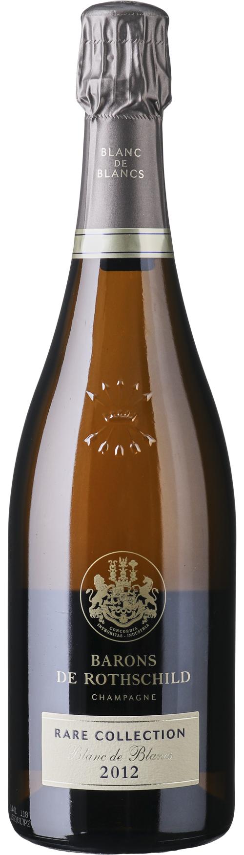 Champagne Barons de Rothschild Rare Collection Blanc de Blancs 2012 wine bottle
