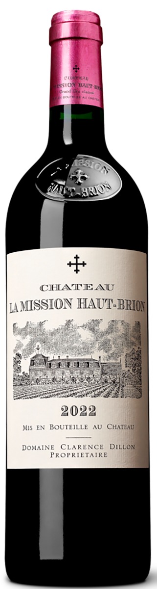 Chateau La Mission Haut-Brion Cru Classe Pessac-Léognan 2022 i trækasse wine bottle