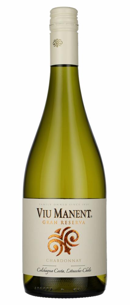 2022 Gran Reserva Viu Manent Chardonnay Colchagua Costa wine bottle