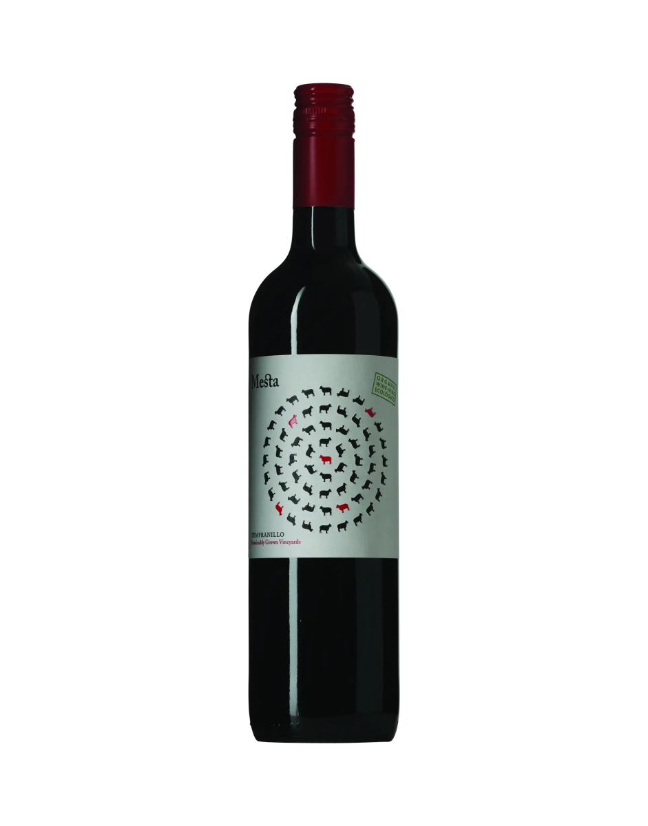 Mesta Tempranillo wine bottle