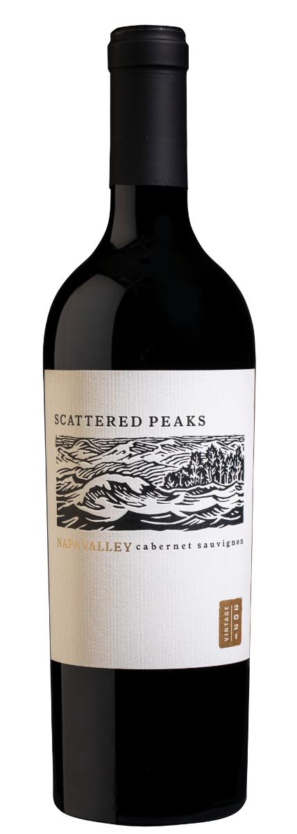 Scattered Peaks Cabernet Sauvignon Napa Valley 2021 wine bottle