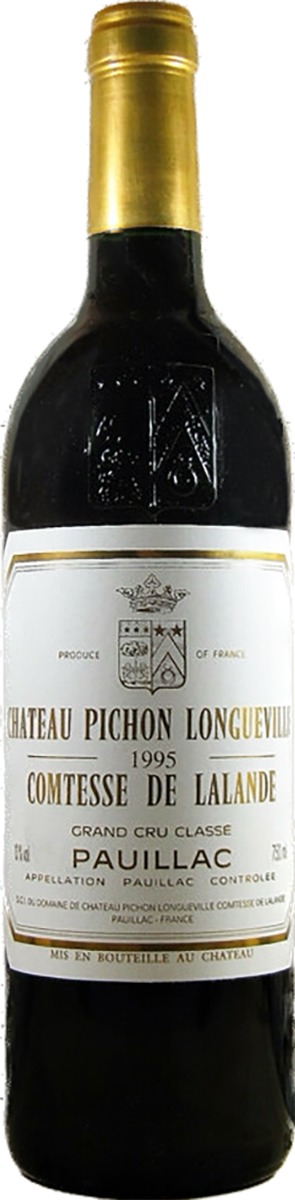 Chateau Pichon Longueville Comtesse De Lalande 1995 i trækasse wine bottle