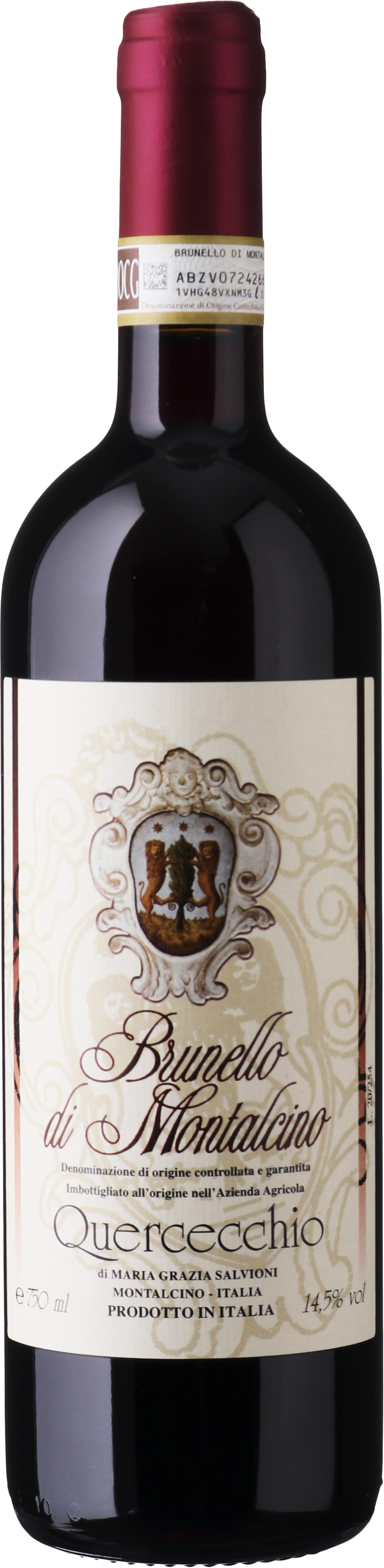 Quercecchio Brunello di Montalcino DOCG wine bottle
