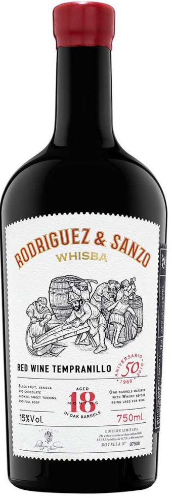 Rodríguez & Sanzo Whisky Barrel Tempranillo 2020 wine bottle