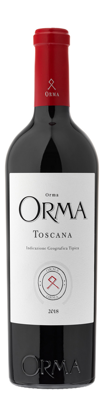 Orma 2018 Tenuta Sette Ponti i trækasse wine bottle