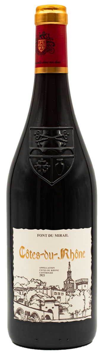 Font Du Mirail Côtes-du-Rhône 2021 - 16% wine bottle