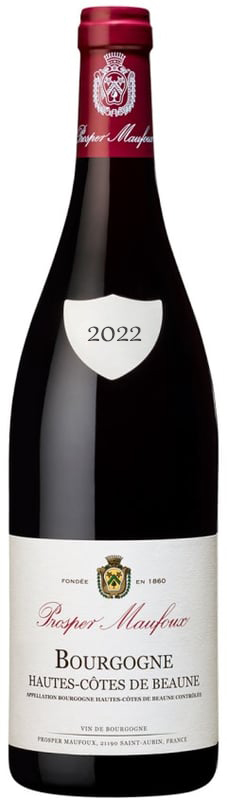 Prosper Maufoux Hautes-Côtes de Beaune Rouge 2022 wine bottle
