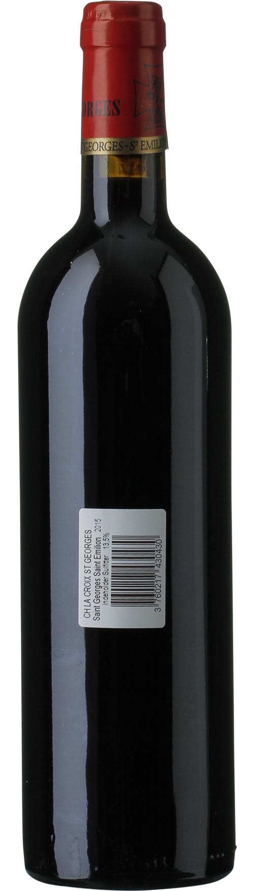 Château la Croix de St-Georges wine bottle