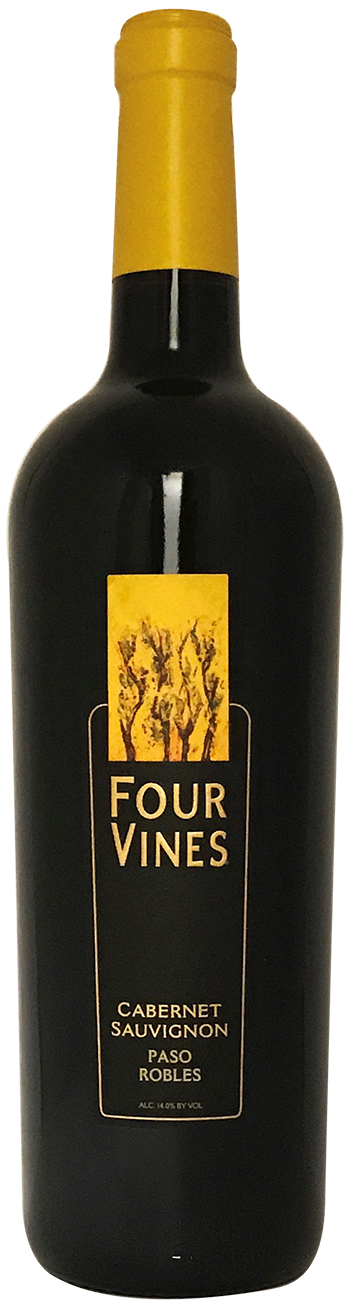 Four Vines Paso Robles Cabernet 2013 wine bottle