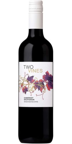Columbia Crest, Two Vines Cabernet Sauvignon 2017 wine bottle