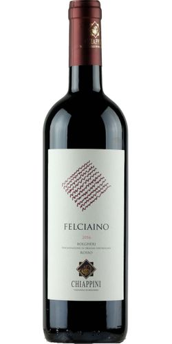 Chiappini Felciaino 2021 Bolgheri Rosso DOC wine bottle