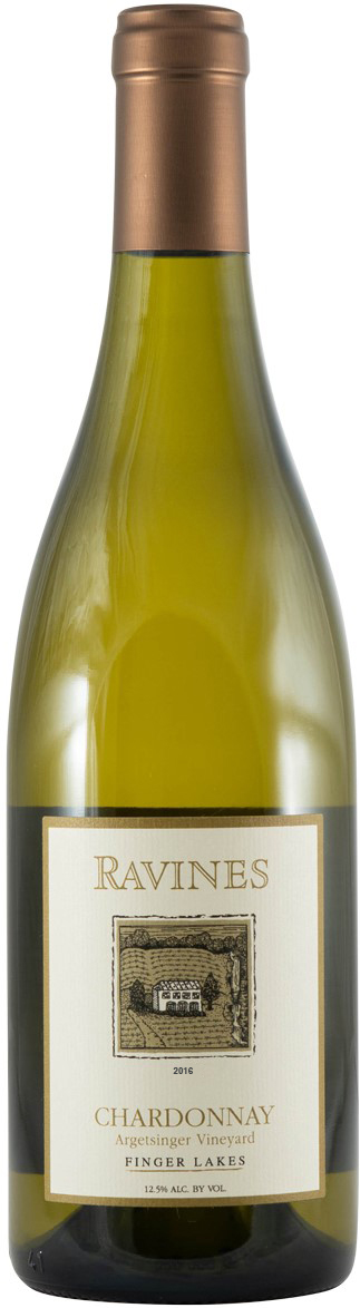 Ravines Argetsinger Chardonnay 2016 wine bottle