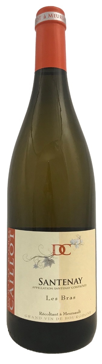 Domaine Caillot Santenay Blanc Les Bras 2017 wine bottle