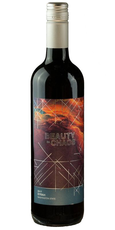 Beauty in Chaos Syrah 2018 wine bottle