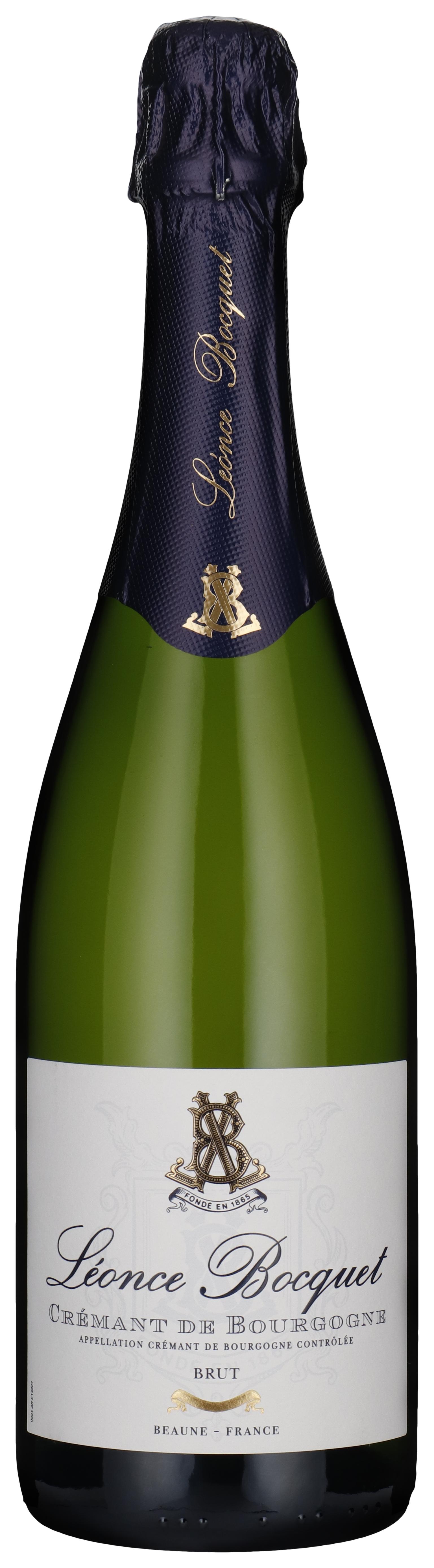 Crémant de Bourgogne wine bottle